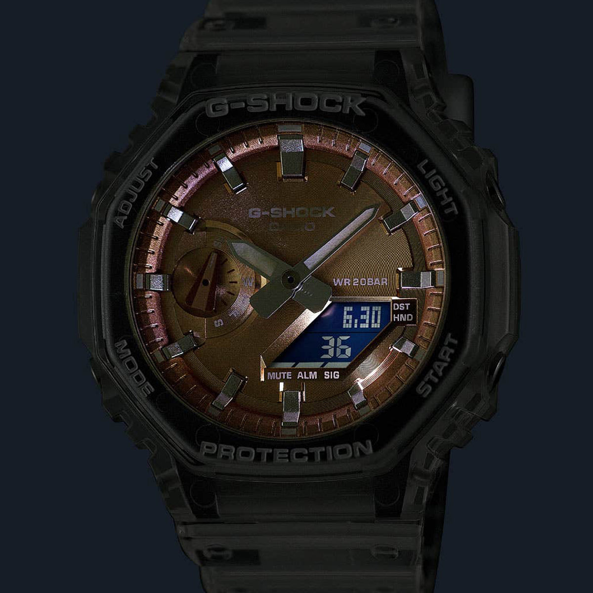 CASIO G-SHOCK Mod. BRIGHT METALLIC - LIGHT BLUE