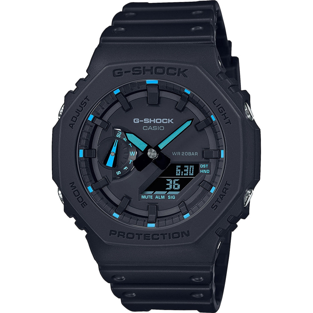 CASIO G-SHOCK Mod. OAK - Neon Blue Index CASIO G-SHOCK