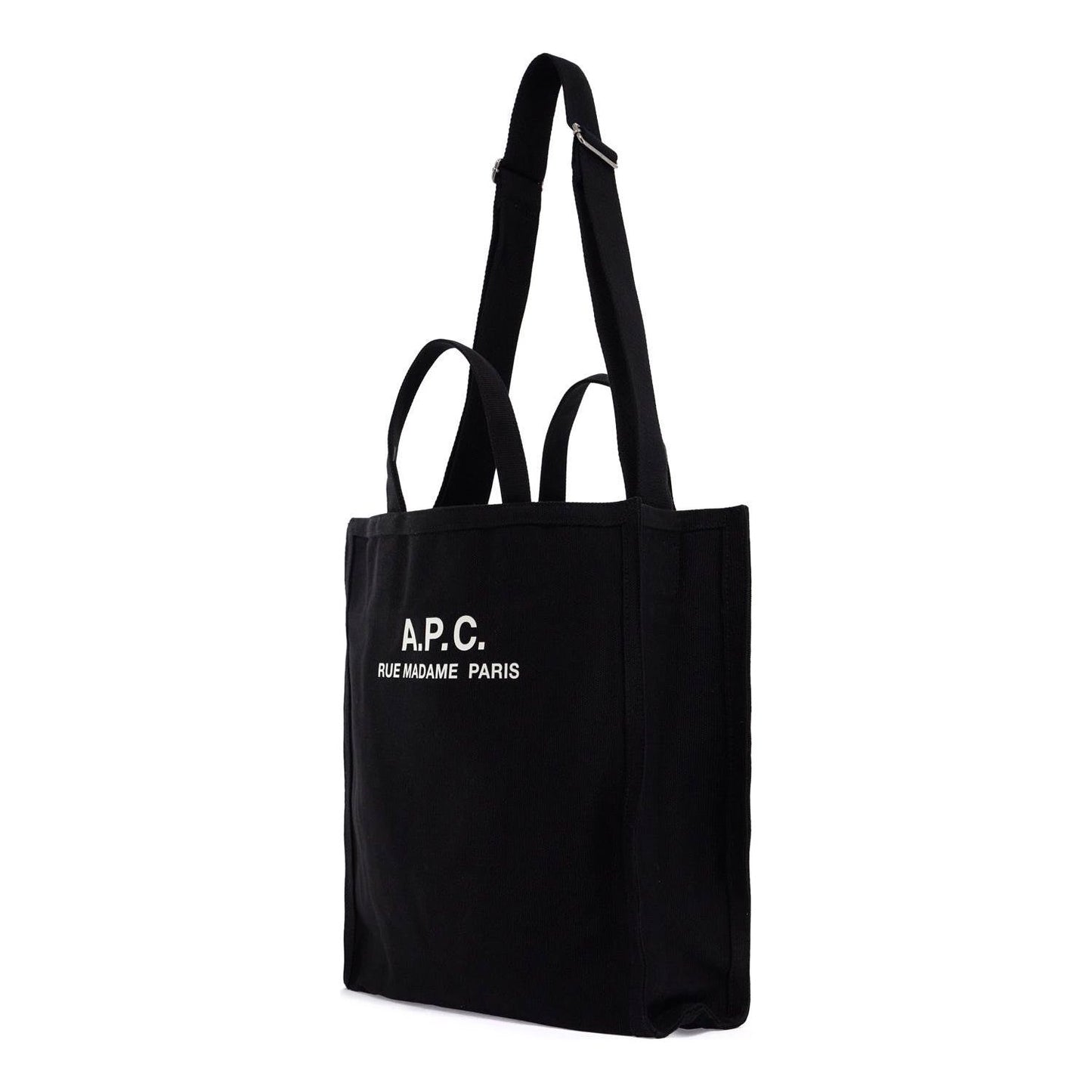 A.P.C. récupération canvas shopping bag Shopper A.P.C. Black