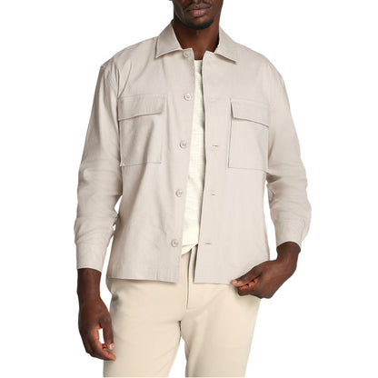 Calvin Klein Beige Lyocell Coat 1728,71956299936,Beige,Calvin Klein,Clothing,Coats - Jackets & Coats - Clothing,IT46 | M,IT48 | L,IT52 | XL,Jackets & Coats - Clothing,Men,New with tags