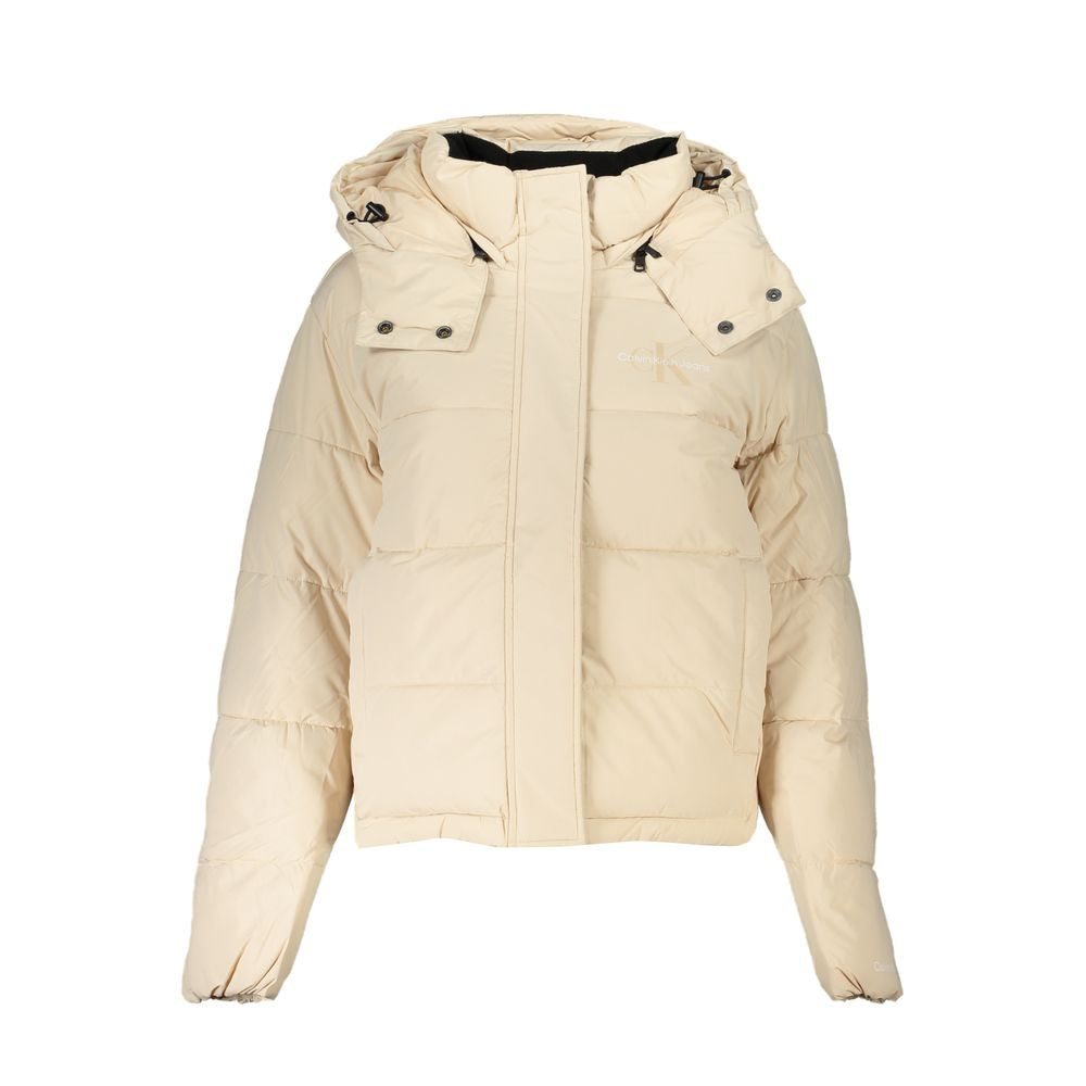 Calvin Klein Beige Polyester Women Jacket 1728,67403481248,Beige,Calvin Klein,Clothing,Jackets & Coats - Clothing,New with tags,Shell Jackets - Jackets & Coats - Clothing,Women,XL