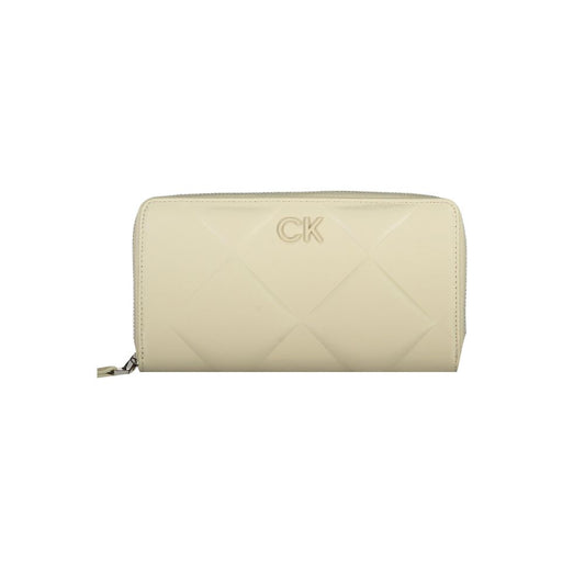 Calvin Klein Beige Polyester Women Wallet