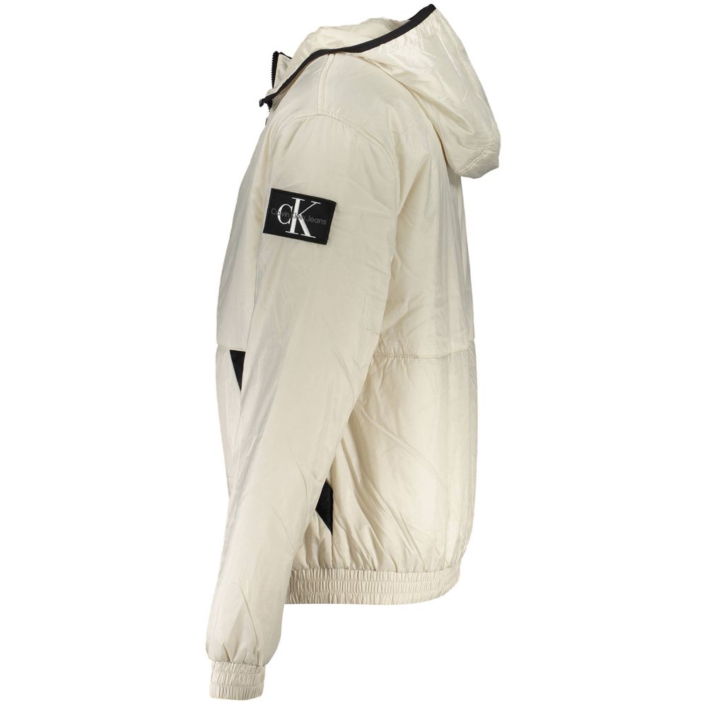 Calvin Klein Beige Recycled Polyester Men's Jacket 1728,67403481248,Beige,Calvin Klein,Clothing,Jackets & Coats - Clothing,Men,New with tags,S,Shell Jackets - Jackets & Coats - Clothing,XL