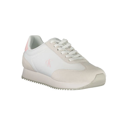 Calvin Klein Bianco Leather Woman Sneaker