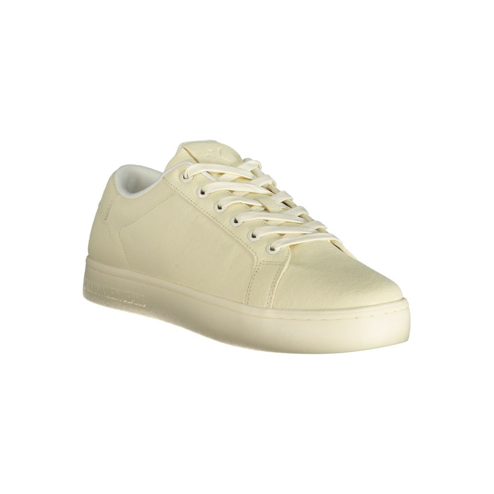 Calvin Klein Bianco Polyester Men Sneaker 1728,67403481248,Calvin Klein,EU40/US7,EU41/US8,EU42/US9,EU43/US10,EU44/US11,EU45/US12,EU46,Low Tops - Sneakers - Shoes,Men,New with tags,Shoes,Sneakers - Shoes,White