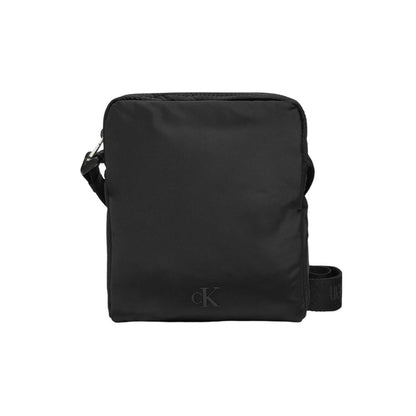 Calvin Klein Black Recycled Polyester Messenger Bag Calvin Klein