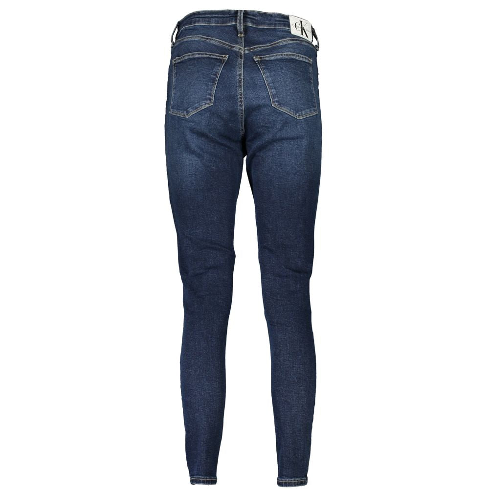 Calvin Klein Blu Cotton Womens Jeans