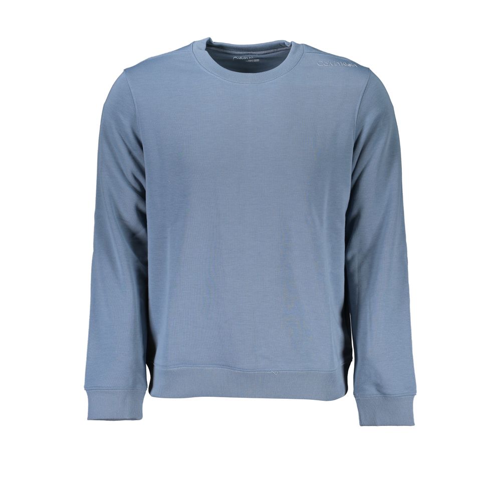 Calvin Klein Blue Polyester Men Sweatshirt 1728,67403481248,Blue,Calvin Klein,Clothing,Men,New with tags,Sweaters - Clothing,Sweatshirts - Sweaters - Clothing,XXL