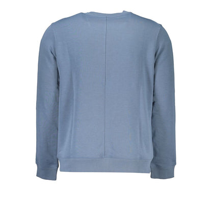 Calvin Klein Blue Polyester Men Sweatshirt 1728,67403481248,Blue,Calvin Klein,Clothing,Men,New with tags,Sweaters - Clothing,Sweatshirts - Sweaters - Clothing,XXL