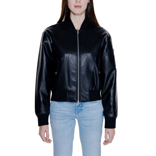 Calvin Klein Jeans Black Polyethylene Bomber