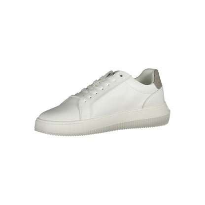 Calvin Klein White Leather Men's Sneaker