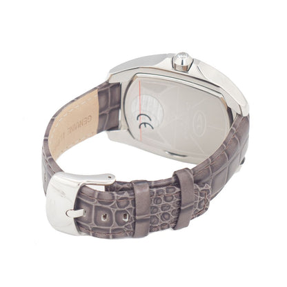 Chronotech Gray Leather Dress Watch Chronotech