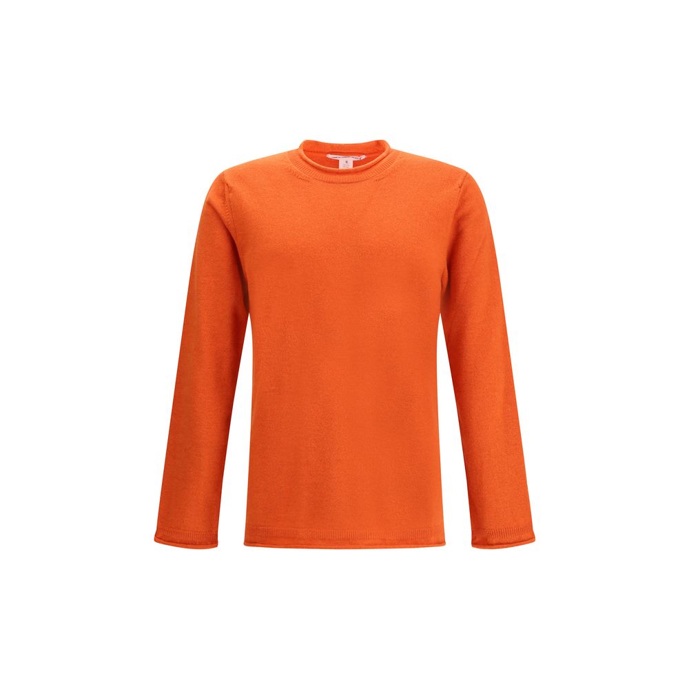 Comme Des Garçons Orange Wool Sweatshirt Comme Des Garçons
