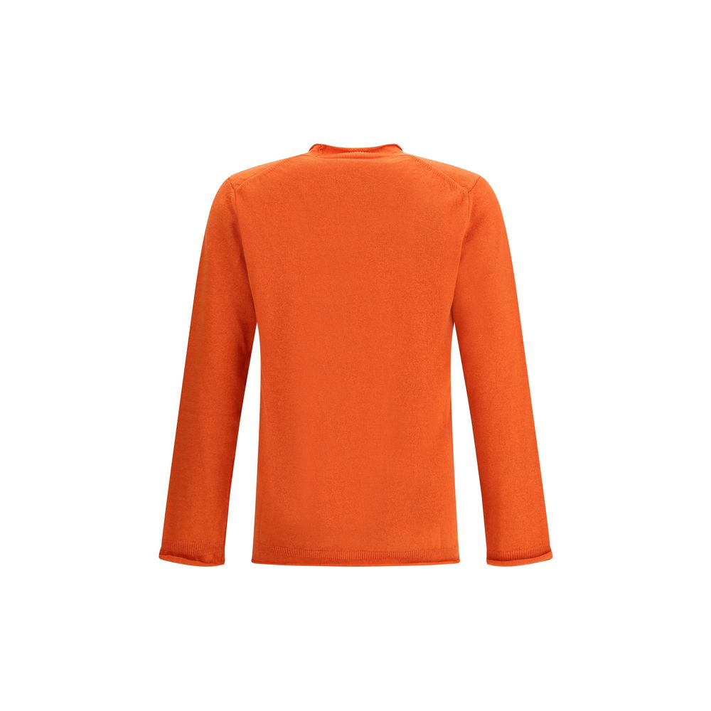 Comme Des Garçons Orange Wool Sweatshirt Comme Des Garçons