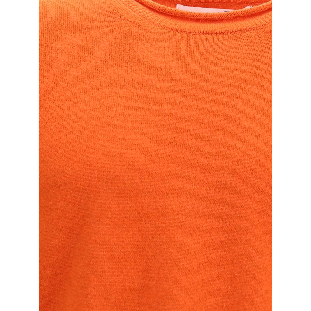 Comme Des Garçons Orange Wool Sweatshirt Comme Des Garçons