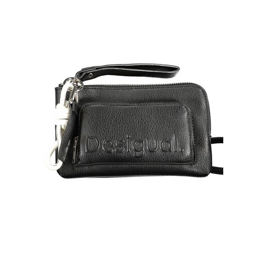 Desigual Black Faux Leather Women Shoulder Bag