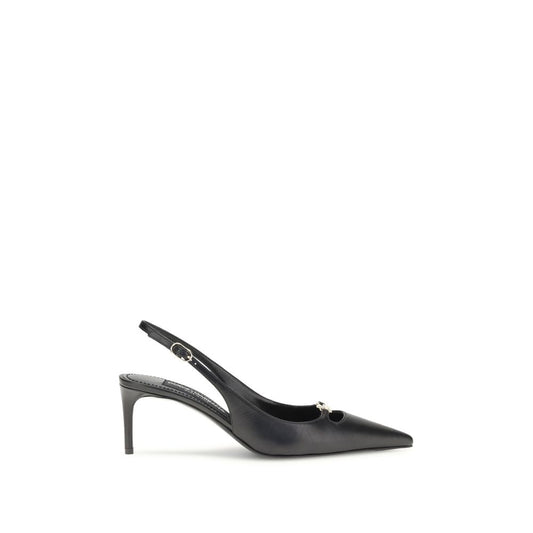 Dolce & Gabbana Black Goatskin High Heel Pumps Dolce & Gabbana