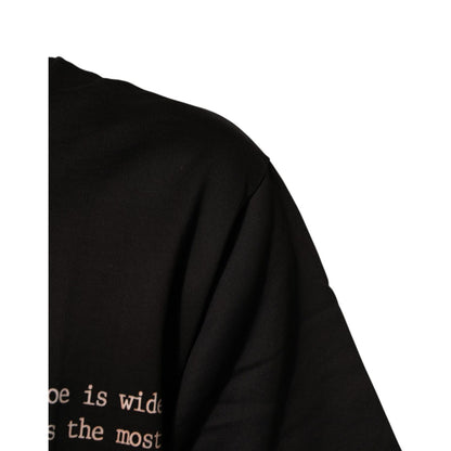 Dolce & Gabbana Black Marilyn Monroe Cotton Crew Neck T-shirt