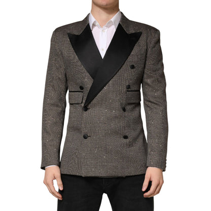 Dolce & Gabbana Gray Double Breasted 2 Button Jacket Blazer 1728,67345645728,Blazers - Suits & Blazers - Clothing,Clothing,Dolce & Gabbana,Gray,IT52 | XL,Material: Wool,Men,New with tags,Suits & Blazers - Clothing