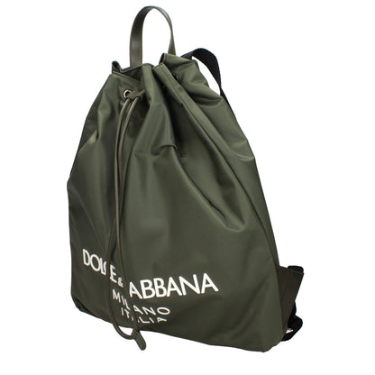 Dolce & Gabbana Green Nylon Backpack 1728,75667636384,Backpacks - Bags,Bags,Dolce & Gabbana,Green,Men,New with tags