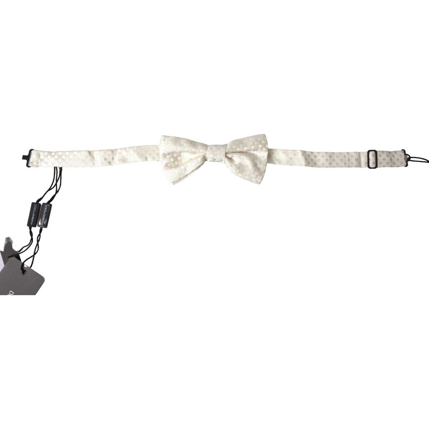Dolce & Gabbana Ivory Fantasy Pattern Adjustable Neck Papillon Bow Tie 1728,67345645728,Accessories,Bowties - Ties and Formal Accessories - Accessories,Dolce & Gabbana,Material: 100% Silk,Men,Men - Accessories,New with tags,Off White,Ties & Bowties - Men