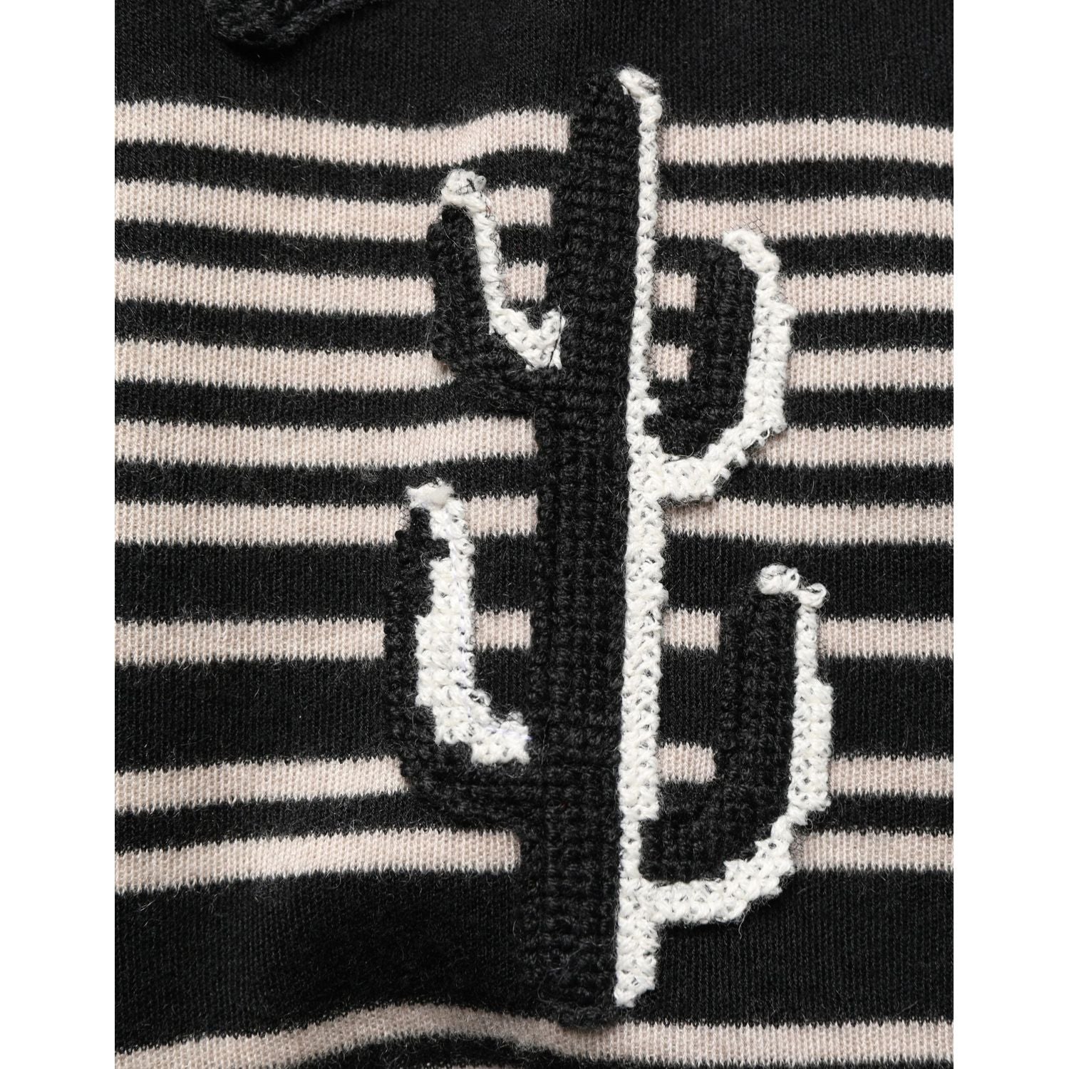 Dolce & Gabbana Multicolor Cashmere Striped CrewNeck Sweater
