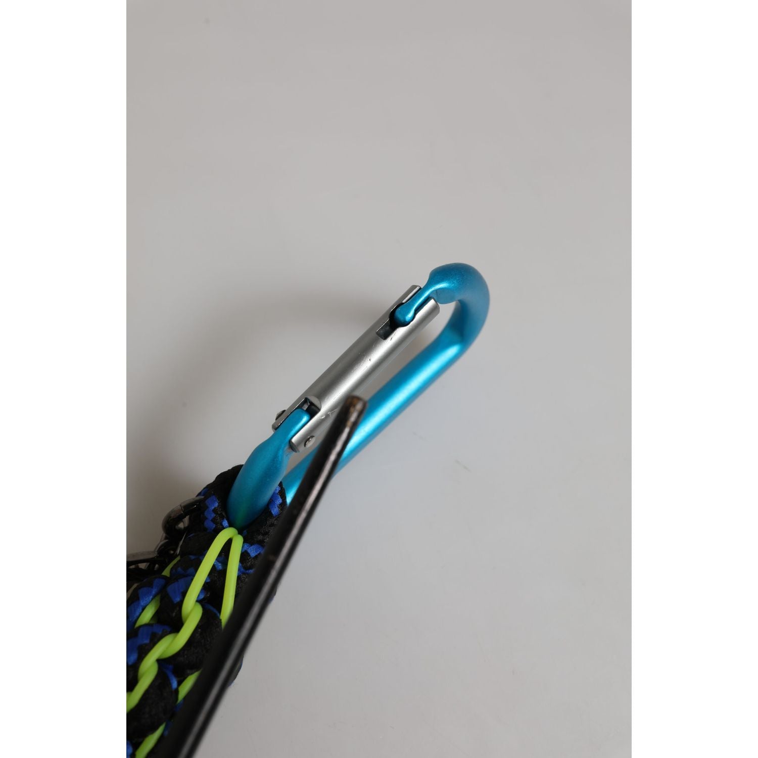 Dolce & Gabbana Multicolor Leather Tape String DG Logo Keychain Keyring