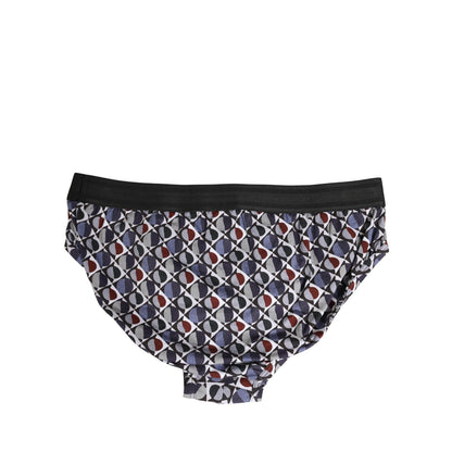 Dolce & Gabbana Multicolor Patterned Men Midi Brief Underwear