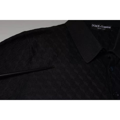 Dolce & Gabbana Multicolor Silk Button Down Collared T-shirt 1728,67345645728,Clothing,Dolce & Gabbana,IT48 | M,Material: 100% Silk,Men,Multicolor,Polo Shirts - T-Shirts - Clothing,Preowned / Defect,T-Shirts - Clothing,T-Shirts - Men - Clothing