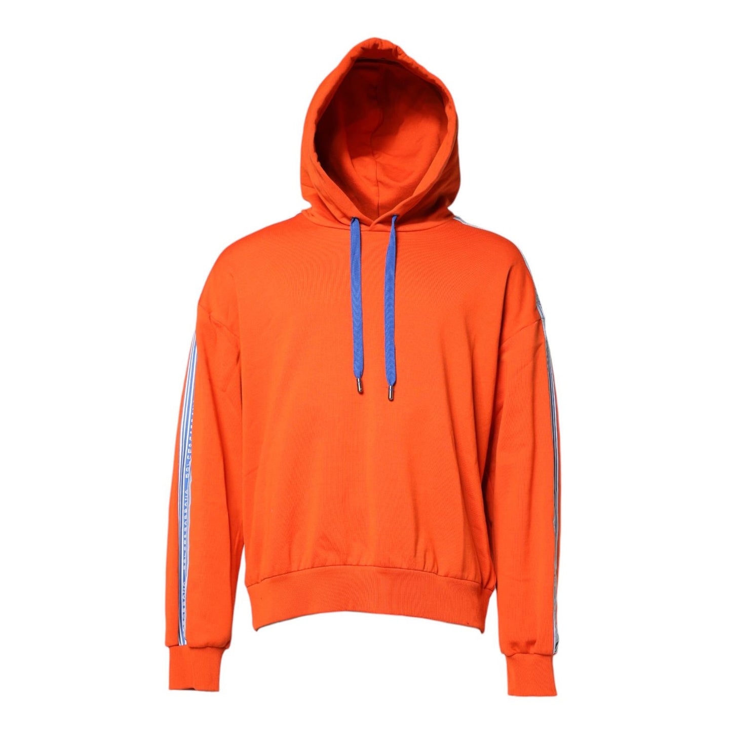 Dolce & Gabbana Orange Cotton Hooded Men Sweatshirt Sweater Dolce & Gabbana