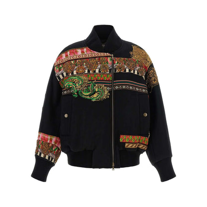 Dries Van Noten Multicolor Wool Bomber