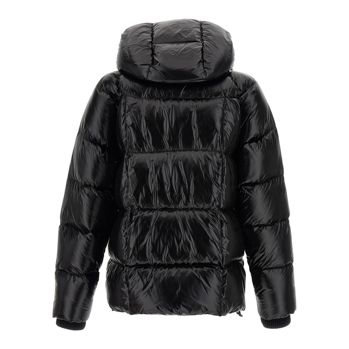 Dsquared² Black Polyamide Full-Length Jacket