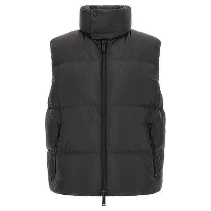 Dsquared² Black Polyester Sleeveless Jacket