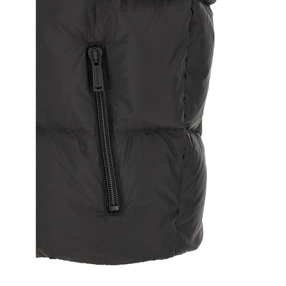 Dsquared² Black Polyester Sleeveless Jacket