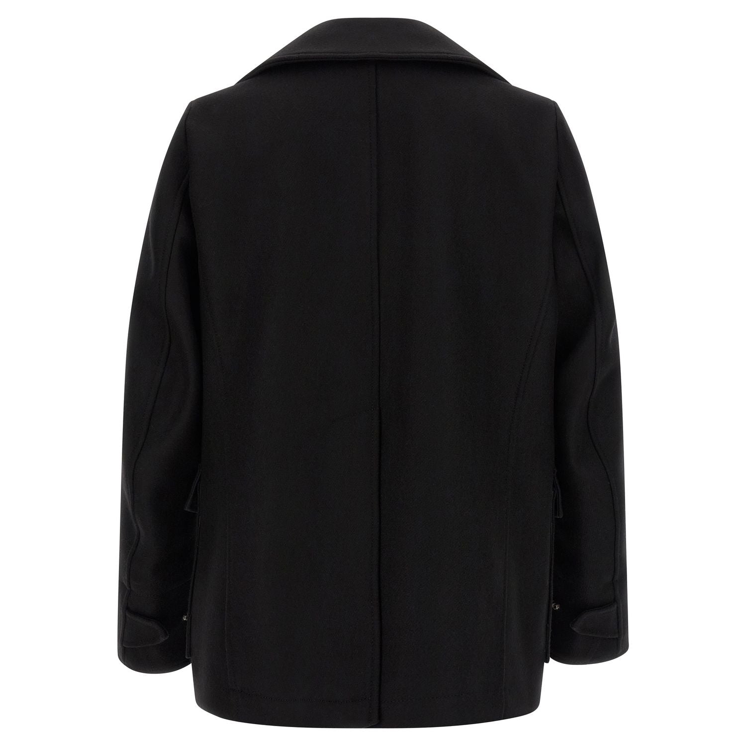 Dsquared² Black Wool Coat
