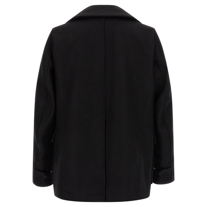 Dsquared² Black Wool Coat
