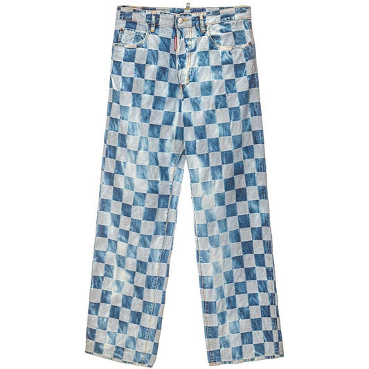 Dsquared² Blue Cotton Relaxed Fit Jeans 1728,67397976224,Blue,Clothing,Dsquared²,IT40|S,Jeans & Pants - Women - Clothing,Jeans Denim - Clothing,New with tags,Relaxed Fit Jeans - Jeans Denim - Clothing,Women,Women - Clothing