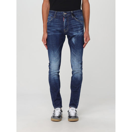 Dsquared² Blue Denim Skinny Jeans 1728,67400106144,Blue,Clothing,Dsquared²,IT52 | XL,Jeans Denim - Clothing,Men,New with tags,Skinny Jeans - Jeans Denim - Clothing