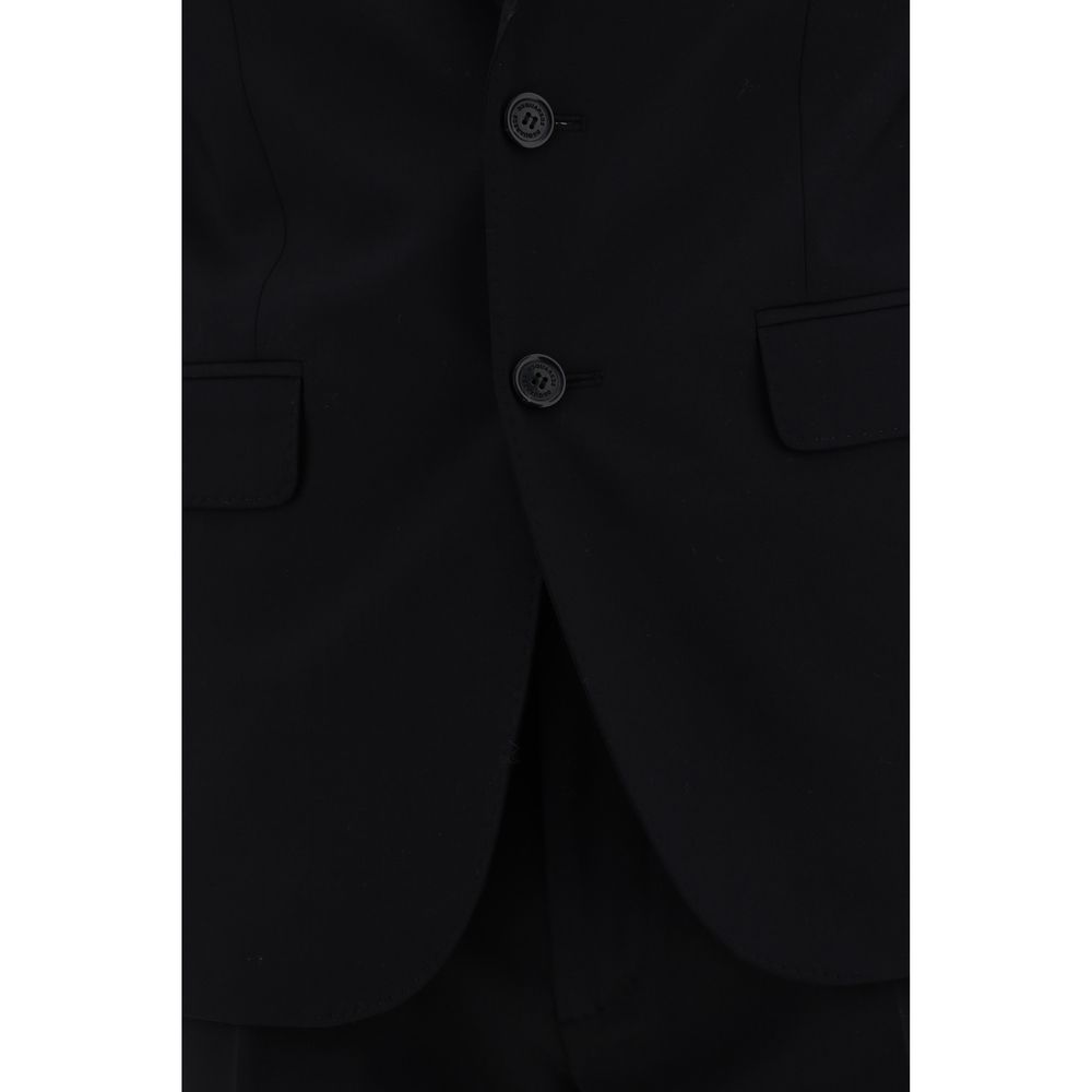 Dsquared² Blue Fleece Wool Two-Piece Suit Dsquared²