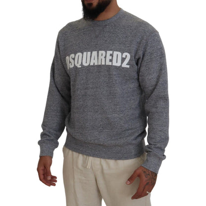 Dsquared² Gray Crystal Embellishment Men Pullover Sweater 1728,67345645728,Clothing,Dsquared²,Gray,IT48 | M,Material: 100% Cotton,Men,Preowned / Defect,Sweaters - Clothing,Sweaters - Men - Clothing,Sweatshirts - Sweaters - Clothing
