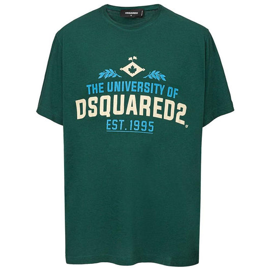 Dsquared² Green Cotton T-Shirt 1728,67397976224,Clothing,Dsquared²,Green,Men,New with tags,S,T-Shirts - Clothing,T-Shirts - Men - Clothing,T-Shirts - T-Shirts - Clothing
