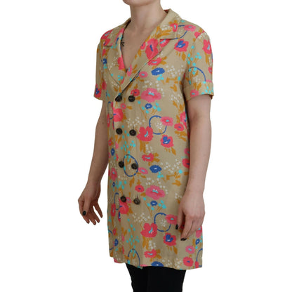 Dsquared² Multicolor Printed Collared Button Front Long Blouse Top 1728,67345645728,Clothing,Dsquared²,IT38 | XS,Material: 100% Viscose,Multicolor,Preowned / Defect,T-Shirts - Clothing,T-Shirts - T-Shirts - Clothing,Tops & T-Shirts - Women - Clothing,Wome