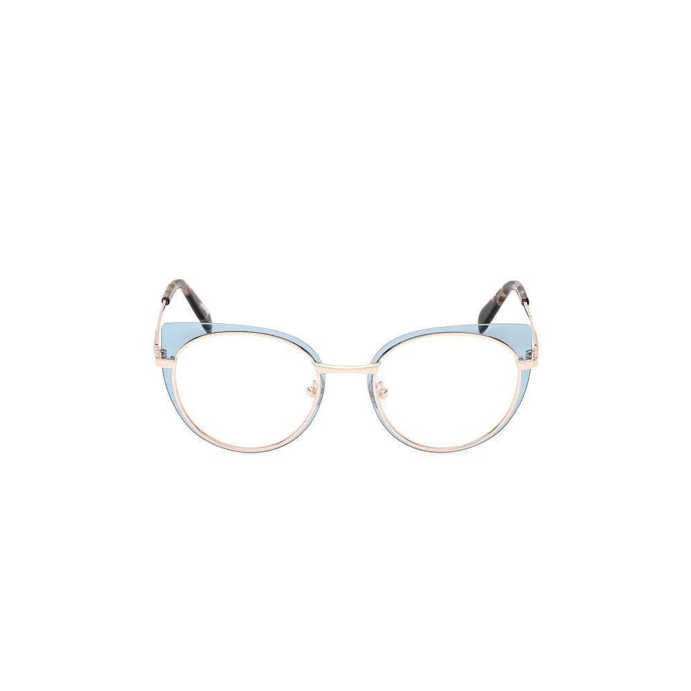 Emilio Pucci Blue Metal Glasses (Frames) Emilio Pucci