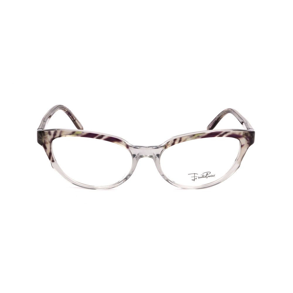 Emilio Pucci Gray Plastic Glasses (Frames) Emilio Pucci