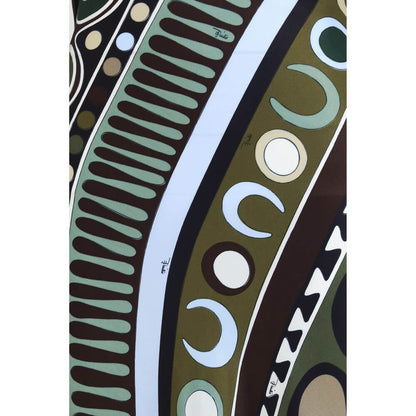 Emilio Pucci Multicolor Silk Long Dress