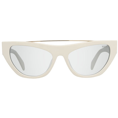 Emilio Pucci White Metal Sunglasses Emilio Pucci