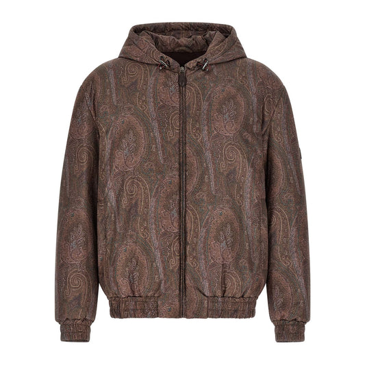 Etro Brown Polyester Bomber