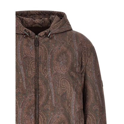 Etro Brown Polyester Bomber