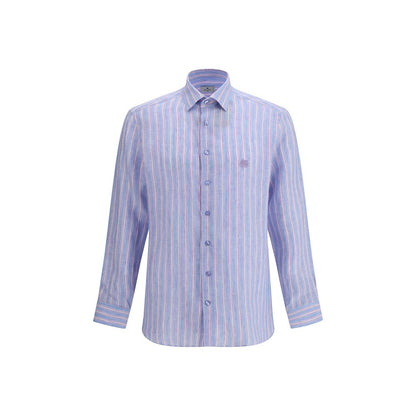 Etro Multicolor Linen Pattern Shirt