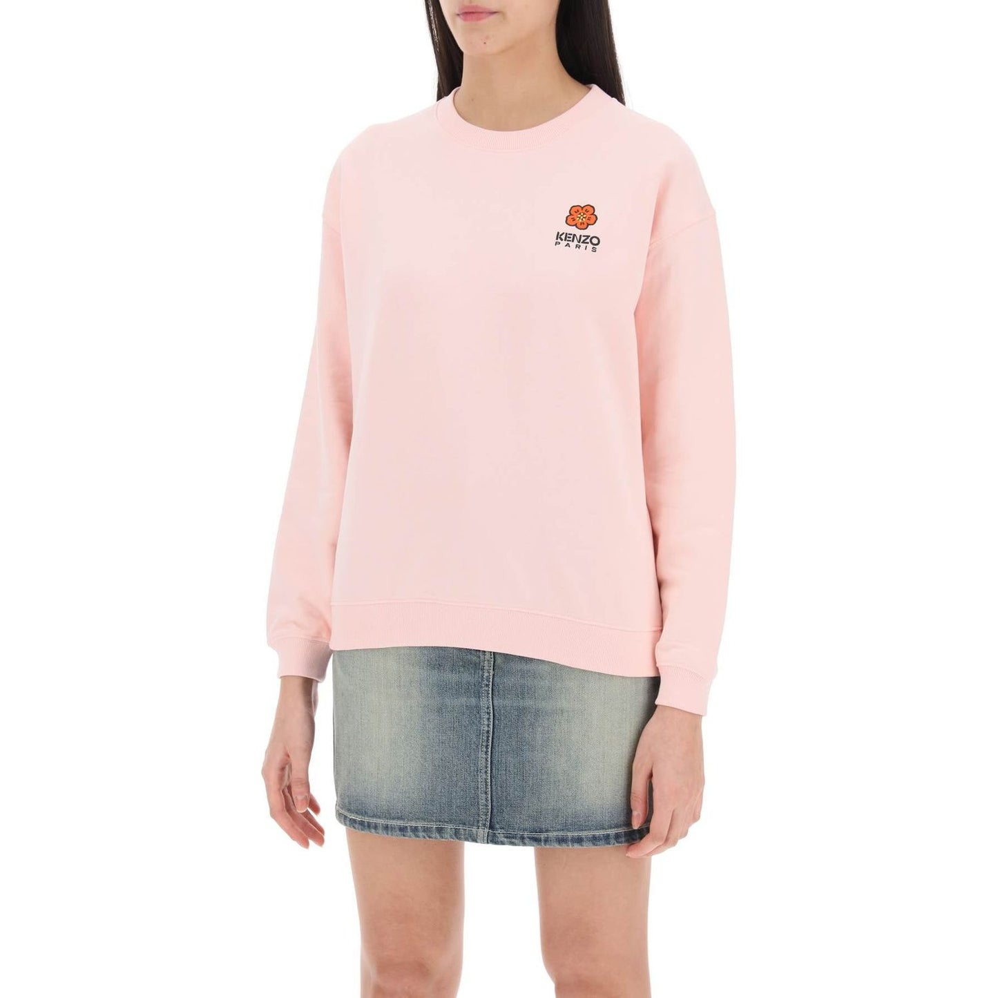 Kenzo crew-neck sweatshirt with embroidery Topwear Kenzo